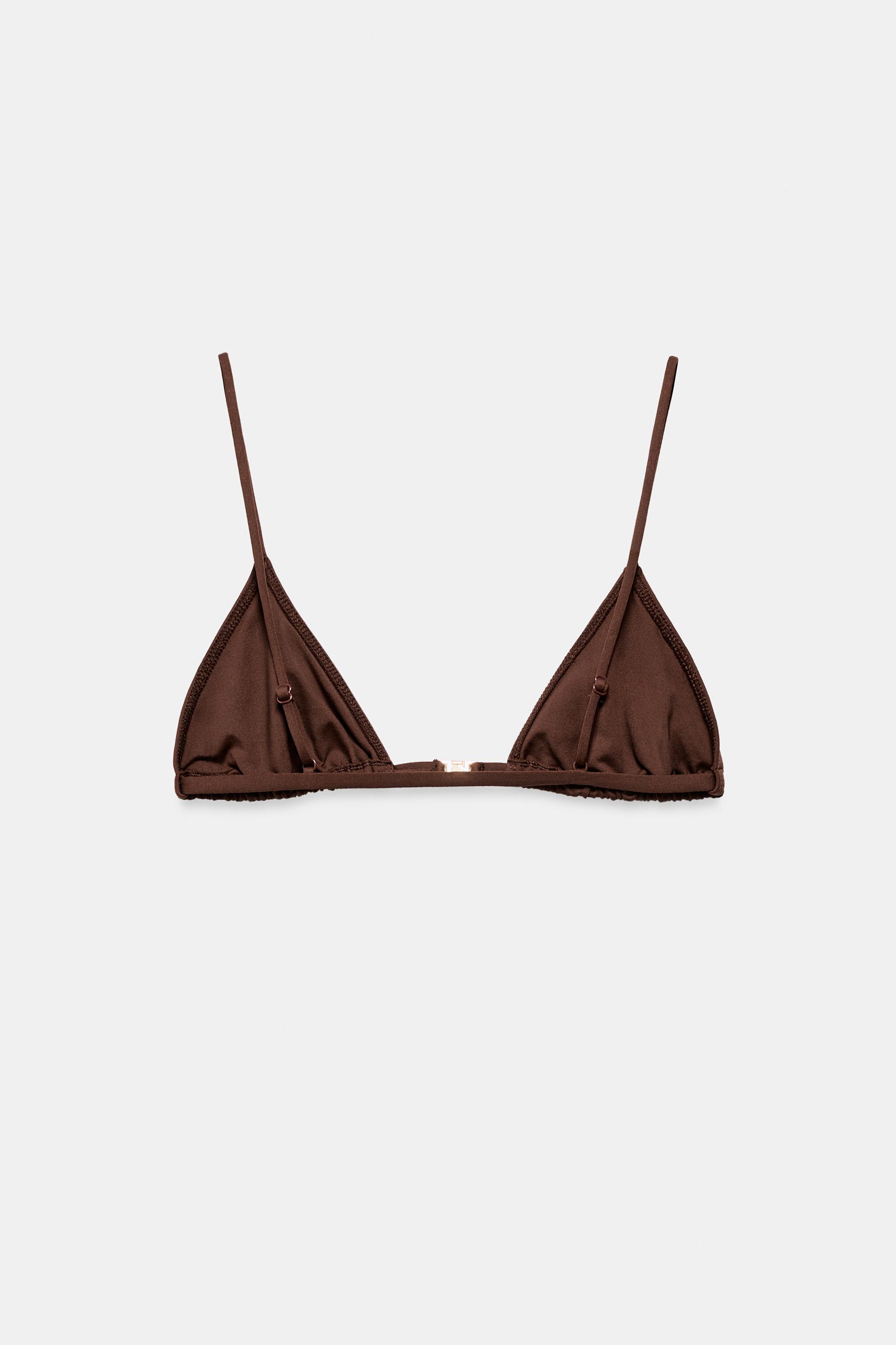 PLAIN CURTAIN BIKINI TOP